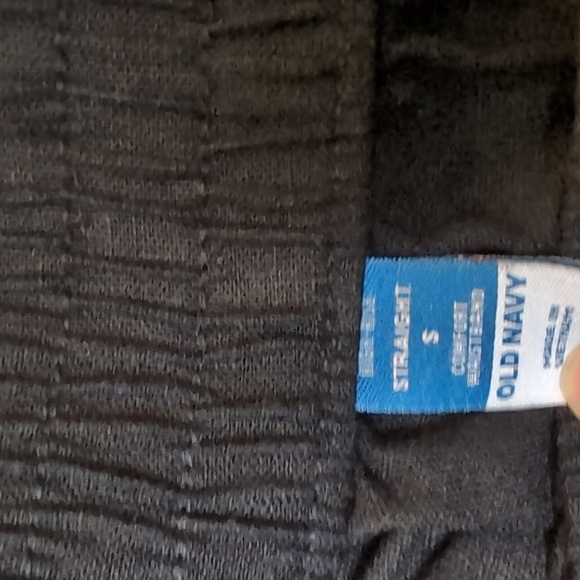 Old Navy Women's High Rise Straight leg Linen Blend Pants stretch waist … - Picture 4 of 13